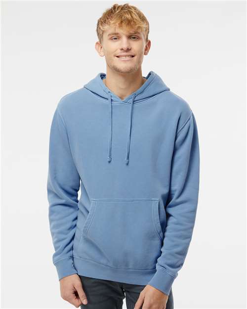 Independent Trading Co. PRM4500 Midweight Pigment - Dyed Hooded Sweatshirt - Ninja Transfers