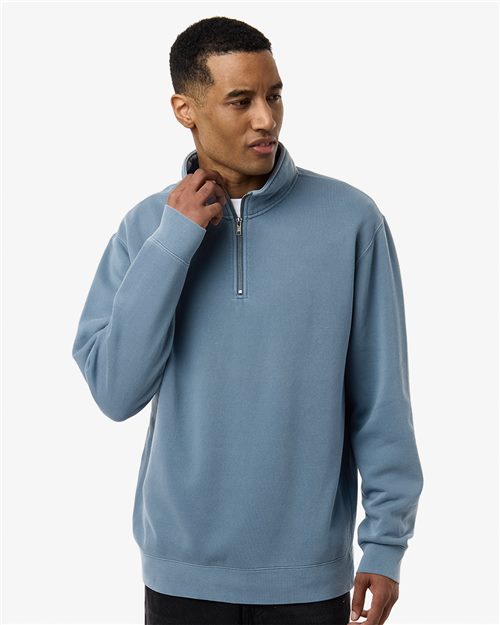 Independent Trading Co. PRM4600QZ Unisex Pigment-Dyed Quarter-Zip Pullover