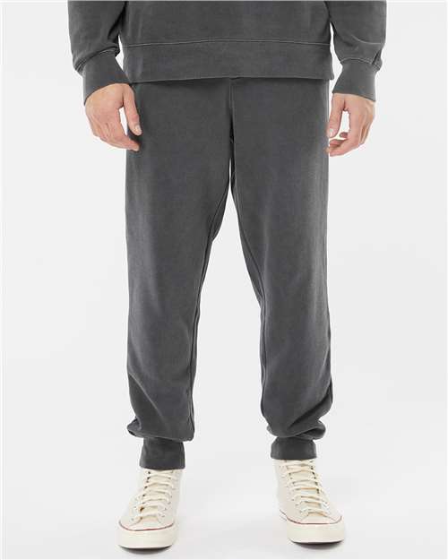 Independent Trading Co. PRM50PTPD Pigment - Dyed Fleece Pants - Ninja Transfers