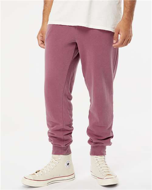 Independent Trading Co. PRM50PTPD Pigment - Dyed Fleece Pants - Ninja Transfers