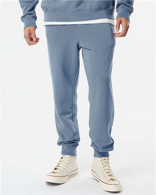 Independent Trading Co. PRM50PTPD Pigment - Dyed Fleece Pants - Ninja Transfers