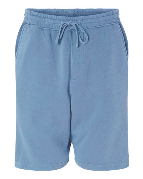 Independent Trading Co. PRM50STPD Pigment - Dyed Fleece Shorts - Ninja Transfers