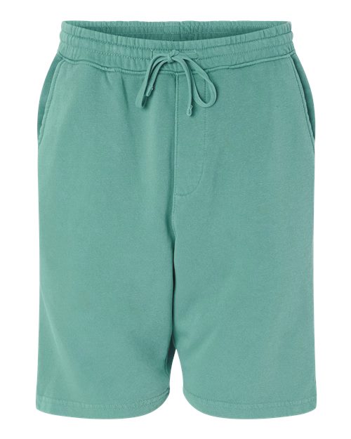 Independent Trading Co. PRM50STPD Pigment - Dyed Fleece Shorts - Ninja Transfers