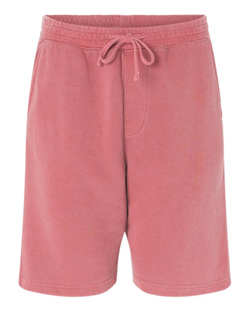 Independent Trading Co. PRM50STPD Pigment - Dyed Fleece Shorts - Ninja Transfers