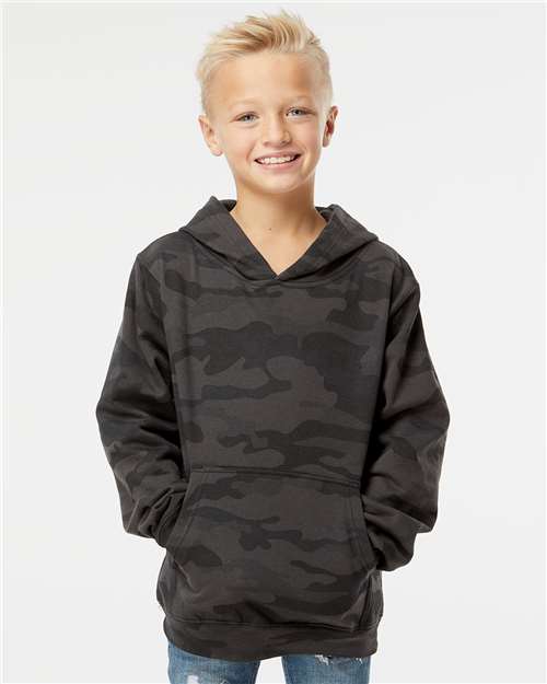 Independent Trading Co. SS4001Y Youth Midweight Hooded Sweatshirt - Ninja Transfers