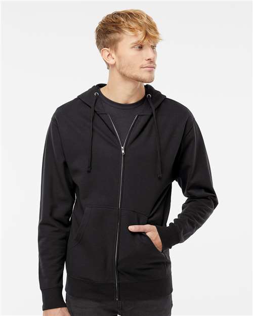 Independent Trading Co. SS4500Z Midweight Full - Zip Hooded Sweatshirt - Ninja Transfers