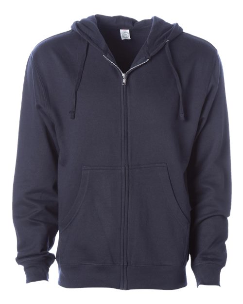 Independent Trading Co. SS4500Z Midweight Full - Zip Hooded Sweatshirt - Ninja Transfers