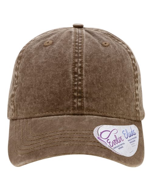Infinity Her CASSIE Women's Pigment - Dyed with Fashion Undervisor Cap - Ninja Transfers