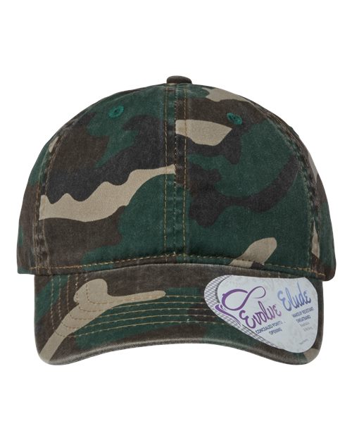 Infinity Her HATTIE Women's Garment - Washed Fashion Print Cap - Ninja Transfers