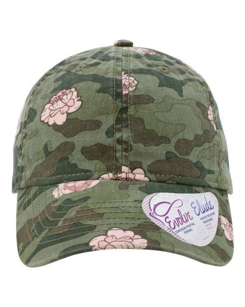 Infinity Her HATTIE Women's Garment - Washed Fashion Print Cap - Ninja Transfers