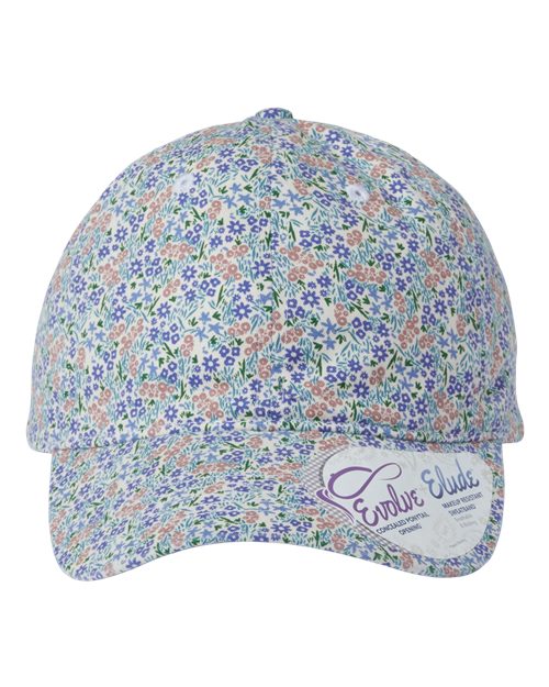 Infinity Her HATTIE Women's Garment - Washed Fashion Print Cap - Ninja Transfers