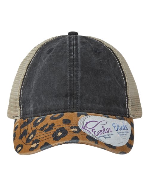 Infinity Her JANET Women's Printed Visor with Mesh Back Cap - Ninja Transfers