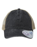Infinity Her TESS Women's Washed Mesh - Back Cap - Ninja Transfers