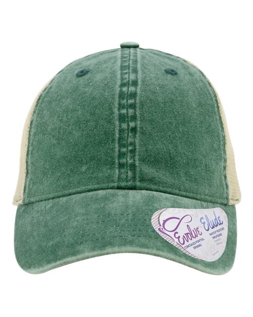 Infinity Her TESS Women's Washed Mesh - Back Cap - Ninja Transfers