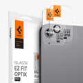 AGL07801 - Spigen Glas.tR EZ Fit Optik Pro 2-pack Space Gray for iPad Air 13 with retail packaging and two lens protectors