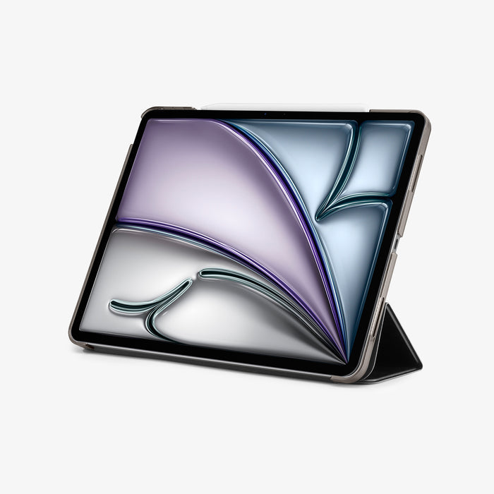 ACS07676 - iPad Air 13-inch- Smart Fold showing front angled view of iPad Air 13-inch in Smart Fold case propped up in landscape stand mode
