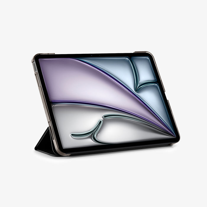 ACS07676 - iPad Air 13-inch- Smart Fold showing front angled view of iPad Air 13-inch in Smart Fold case propped up in landscape stand mode