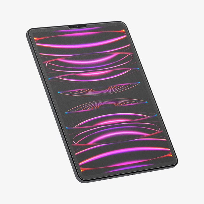 AGL02761 - iPad Pro 11" Screen Protector Paper Touch EZ Fit showing the front and partial side
