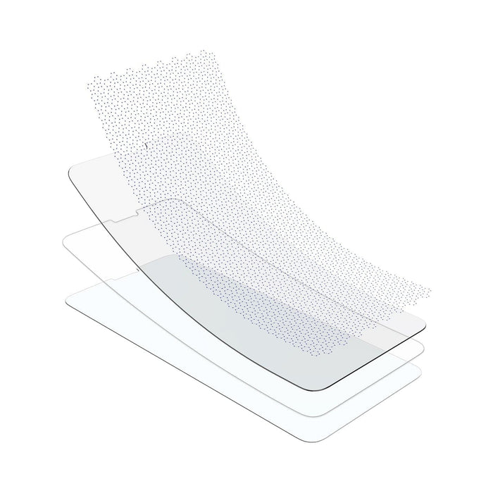 063GL25358 - iPhone 11 Pro Screen Protector GLAS.tR EZ Fit showing the layers of screen protector