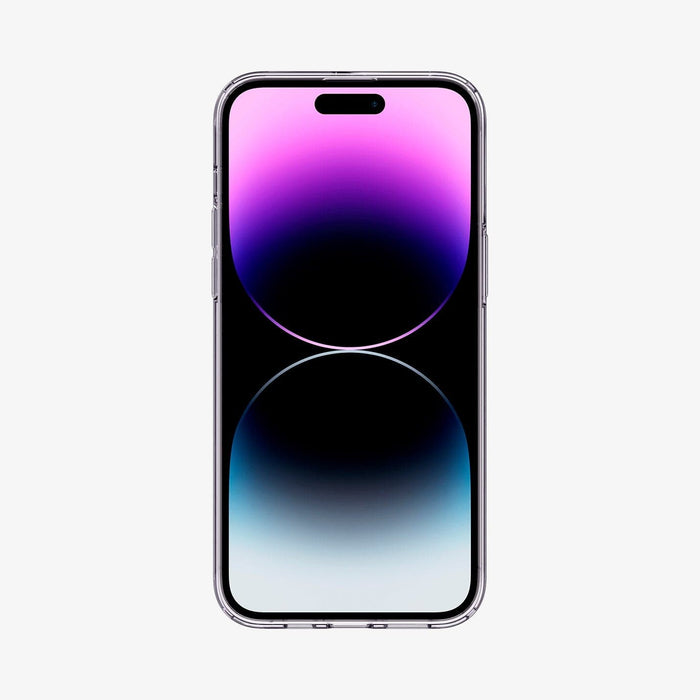 ACS04952 - iPhone 14 Pro Case Air Skin Hybrid in crystal clear showing the front