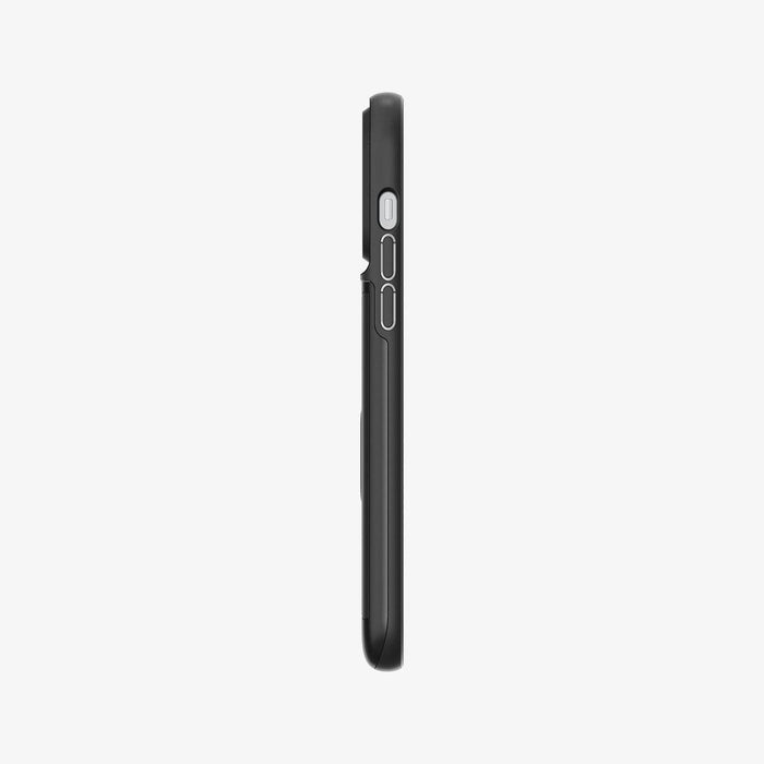 ACS04835 - iPhone 14 Pro Max Case Slim Armor CS in black showing the side with volume controls