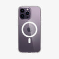 ACS04825 - iPhone 14 Pro Max Case Ultra Hybrid (MagFit) in white showing the back