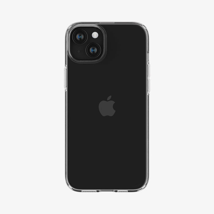 ACS06786 - iPhone 15 Case Liquid Crystal in crystal clear showing the back