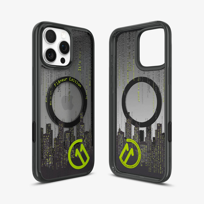 ACS09377 - iPhone 16 Pro Max Case c11 Series Flâneur Edition (MagFit) showing the back, inner and sides