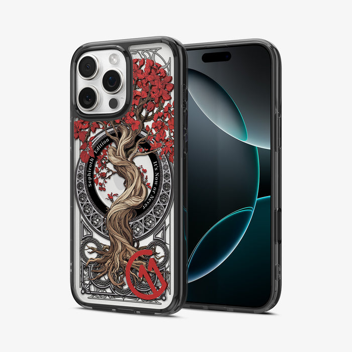 ACS09758 - iPhone 16 Pro Case c11 Series Sephiroth Edition (MagFit) showing the back, partial front and sides
