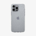 ACS07985 - iPhone 16 Pro Max Case Liquid Crystal Glitter in Crystal Quartz showing the back
