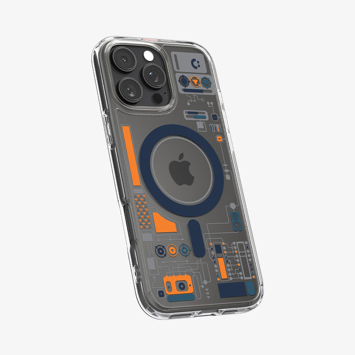 ACS08726 - iPhone 16 Pro Max - Ultra Hybrid Analogue (Mag Fit) showing the back and side