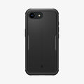 ACS09126 - iPhone 16e Case Core Armor (MagFit) in Matte Black showing the back