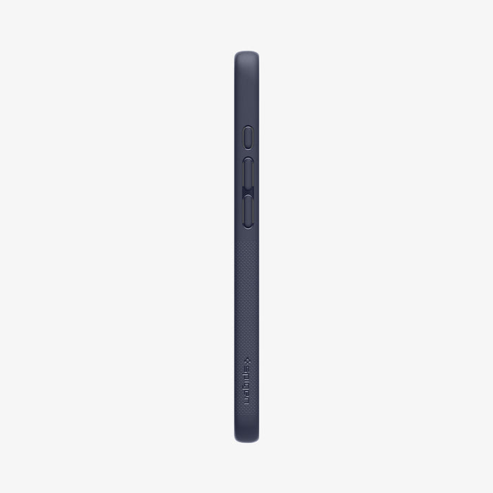 ACS09154 - iPhone 16e Case Nano Pop (MagFit) in Blueberry Navy showing the side