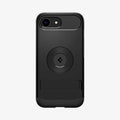 ACS09129 - iPhone 16e Case Slim Armor (MagFit) in Black showing the back