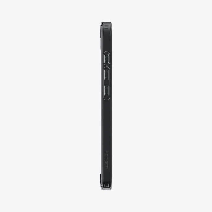 ACS09141 - iPhone 16e Case Ultra Hybrid Zero One (MagFit) in Zero One showing the side
