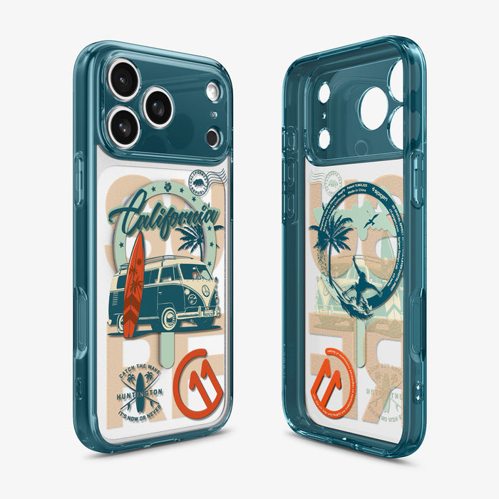 ACS10170 - iPhone 17 Pro Series Case c11 Series Huntington Edition (MagFit) showing the back, sides and inside of case