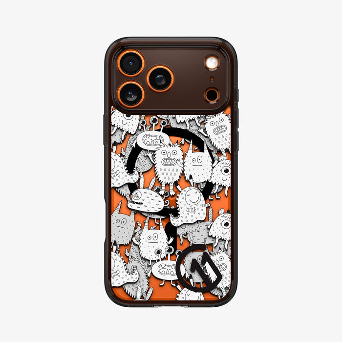 ACS11232 - iPhone 17 Pro Max case c11 Inkverse Edition (Mag Fit) showing the back