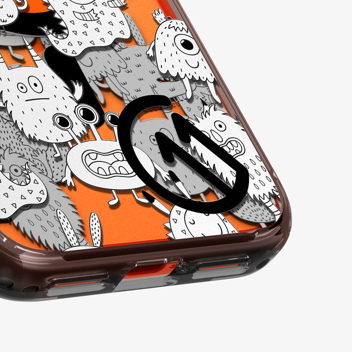 ACS11232 - iPhone 17 Pro Max case c11 Inkverse Edition (Mag Fit) showing the partial bottom zoomed in