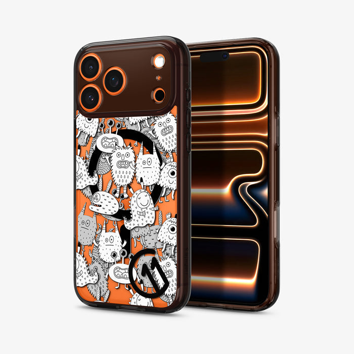ACS11233 - iPhone 17 Pro case c11 Inkverse Edition (Mag Fit) showing the back, partial front and sides
