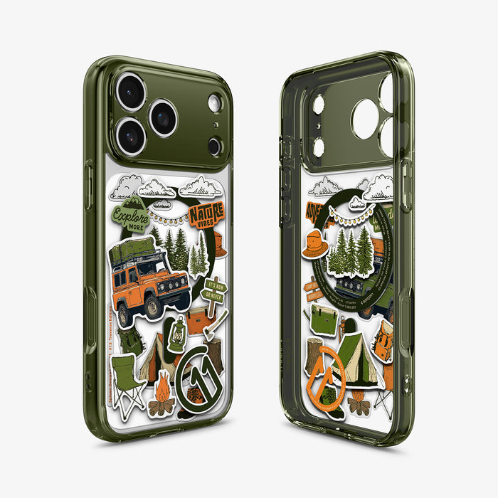 ACS10817 - iPhone 17 Pro Max c11 Series Traverse Edition (MagFit) showing the back and inside