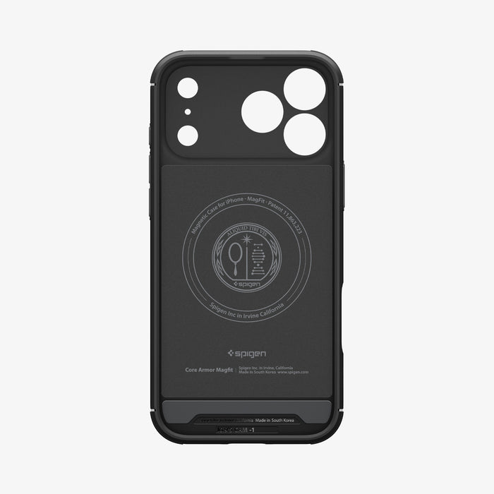 ACS09596 - iPhone 17 Pro Max Core Armor (MagFit) in Matte Black showing inner case