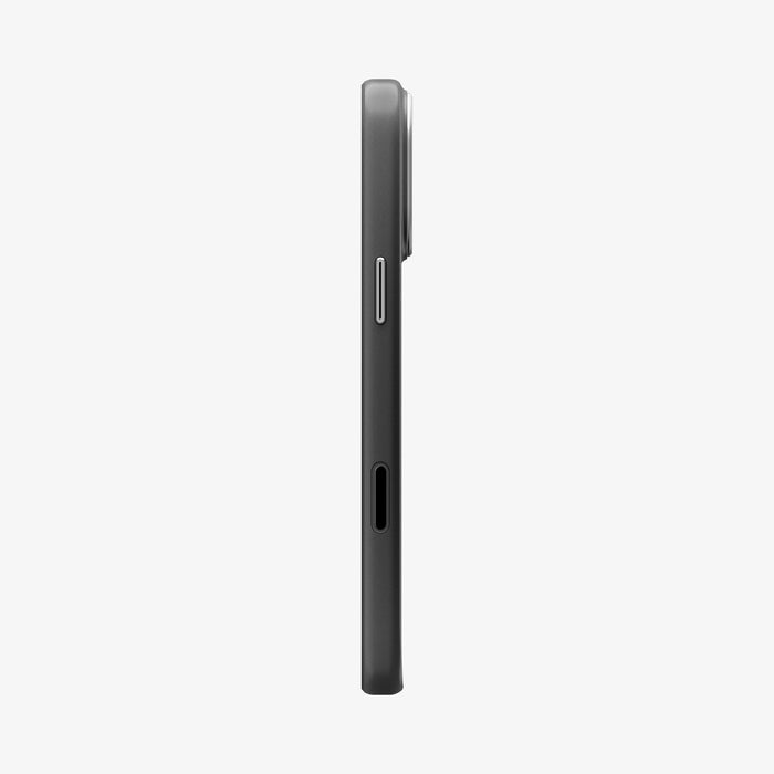 ACS09905 - iPhone 17 Pro Max Case Enzo Aramid T in black showing the side