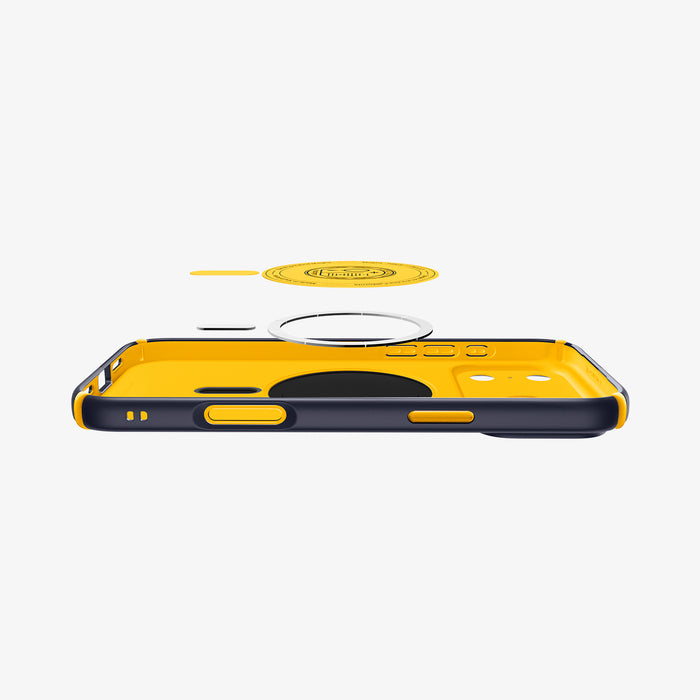 ACS09607 - iPhone 17 Pro Max Nano Pop Hybrid (MagFit) in Blueberry Navy showing the multiple layers of case