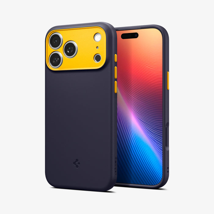 ACS09913CC - iPhone 17 Pro Max Case Nano Pop (MagFit) in blueberry navy showing the back and front