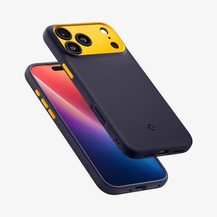 ACS09913CC - iPhone 17 Pro Max Case Nano Pop (MagFit) in blueberry navy showing the back, side and partial front