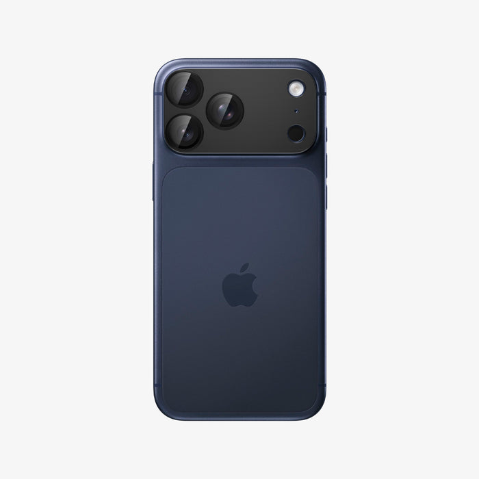 AGL10649 - iPhone 17 Pro Max Optik Pro XL EZ Fit Lens Protector in black showing the back