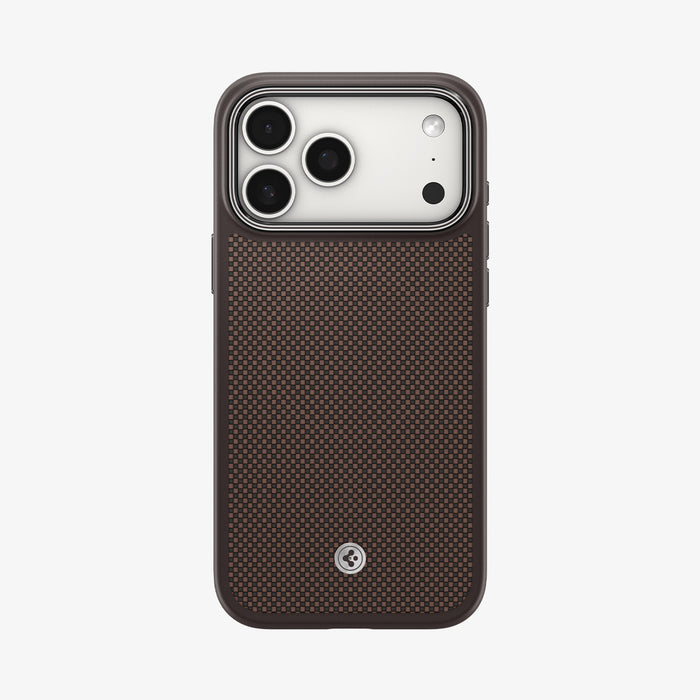 ACS09609 - iPhone 17 Pro Max Urban Fit T (MagFit) in Mocha Brown showing the back