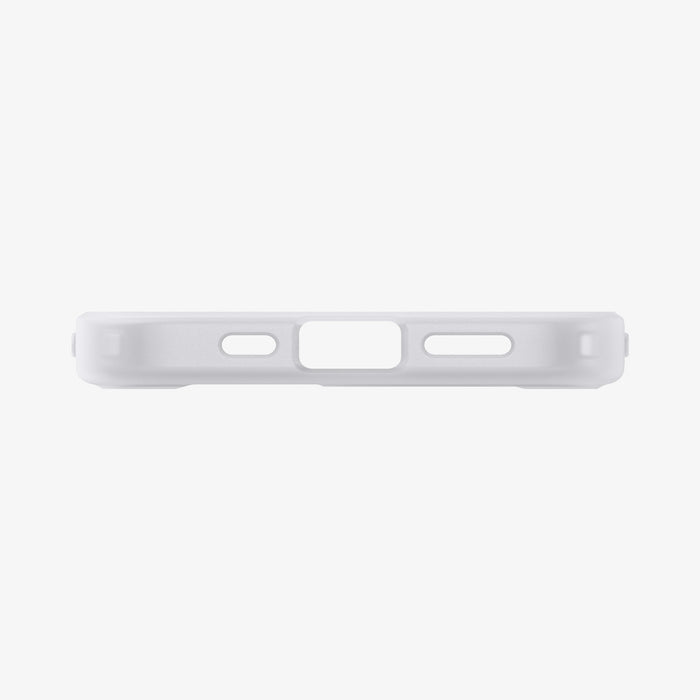 ACS09147 - iPhone 17e Case Ultra Hybrid Classic (MagFit) in Classic Silver showing the bottom