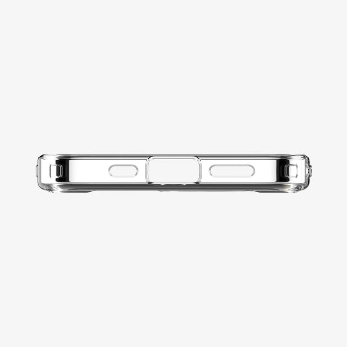 ACS09139 - iPhone 17e Case Ultra Hybrid (MagFit) in Clear White showing the bottom