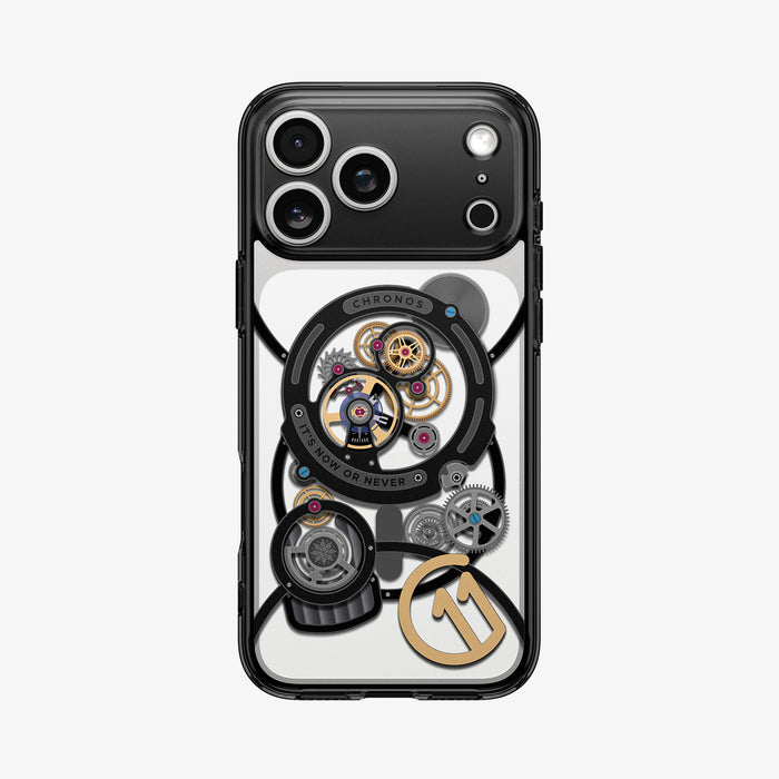 ACS10408 - iPhone 17 Pro Series Case c11 Series Chronos Edition (MagFit) showing the back